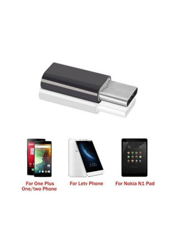 Перехідник (LA-Type-C-MicroUSB-adaptor black) Lapara Type-C to Micro USB (268143300)
