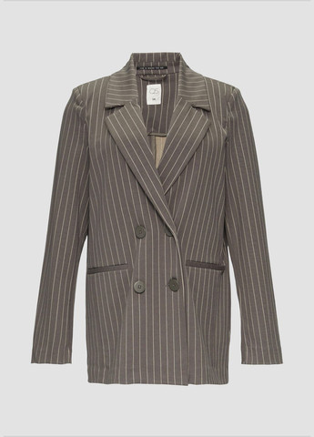 Серый женский жакет S.Oliver однотонный - демисезонный