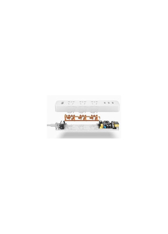 Подовжувач фільтр Mi Power Strip 3 USB 15 W універсальні розетки Xiaomi (280877626)