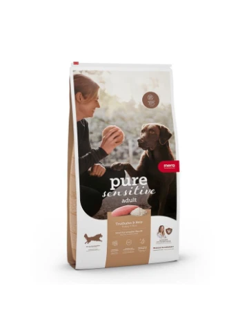 Корм Pure Sensitive Dog Adult Truthahn & Reis сухий з індичкою для дорослих собак усіх порід 14 кг (4025877567544) Mera (316630163)