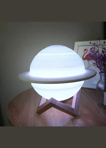 3D Светильник Сенсорная лампа Сатурн USB заряд No Brand (307063702)