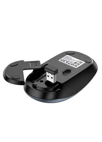 Мышка беспроводная BG13 Winner 2.4G business wireless mouse 8001200-1600 dpi черная Borofone (293516933)