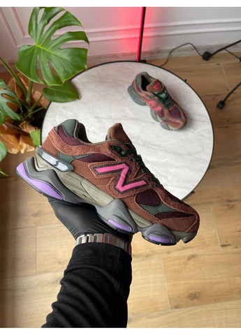 Кросівки жіночі і чоловічі New Balance 9060 brown | Нью Беланс 9060 коричневі демісезони (361308016)