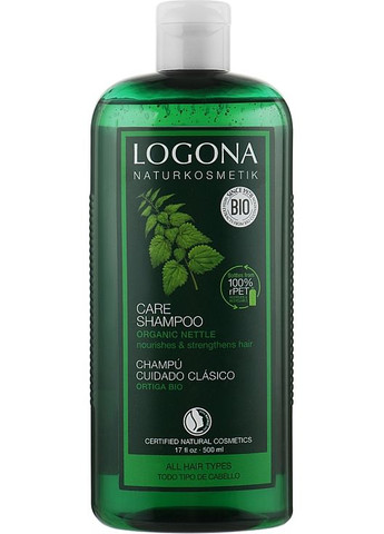 Шампунь для нормального волосся, для щоденного використання Hair Care Essential Care Shampoo Nettles 250ml (49537-31021838) Logona (368665023)