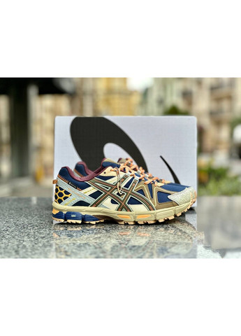 Бежевые демисезонные кроссовки мужские asics gel-kahana 8 gore-tex beige orange асикс гель кахано No Brand