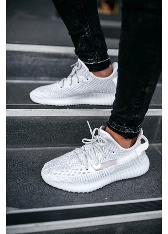 Цветные летние кроссовки adidas yeezy boost 350 v2 static full reflective адидас изи буст No Brand
