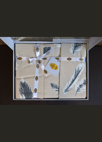 Постельное белье Marla Ranforce 200 х 220 см Feather Kayra (318387500)