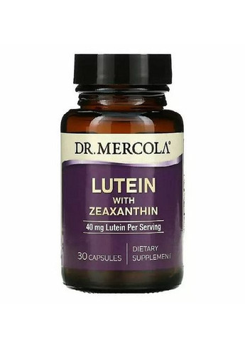 Lutein with Zeaxanthi 40 mg 30 Caps Dr. Mercola (291848623)