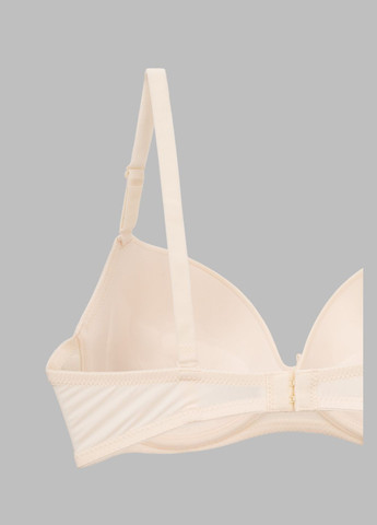 Бежевий бюcтгальтер 1329 Milasi поліамід, спандекс