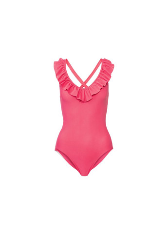 Рожевий купальник закритий на підкладці для жінки creora® 406419 кораловий бікіні Esmara