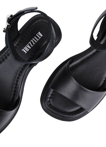 Черные женские сандалии g306 1233 черная кожа Attizzare