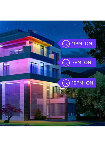 Умная светодиодная лента H6172 Phantasy Outdoor LED RGBIC Strip (H61723D1) Govee (322937250)