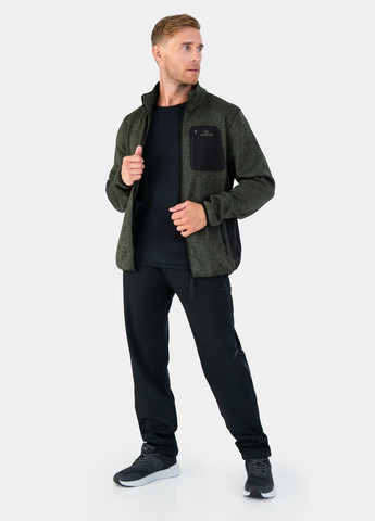 Кофта зелена з флісова з вставками "Soft shell" 3XL Avecs (330025374)