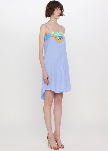 Блакитна сукня Moschino Jeans