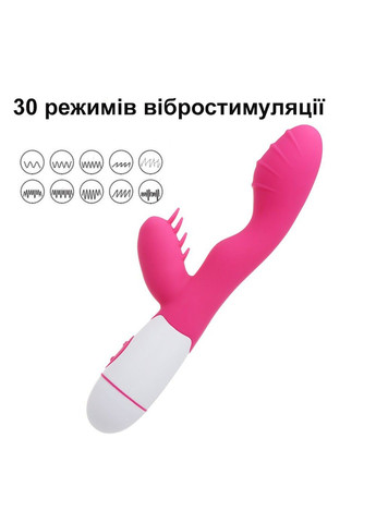 Вібратор - rabbit для подвійної стимуляції (червоний, AAA) We Love (284278549)