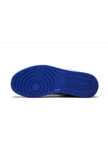 Синій кросівки 1 retro high og blue 555088-401 демісезон Air Jordan