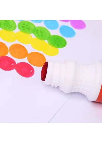 Набор пальчиковых маркеров DOT для творчества, точечные, пальчиковые краски для рисования и живописи на водной основе,3 цвета No Brand (369802955)