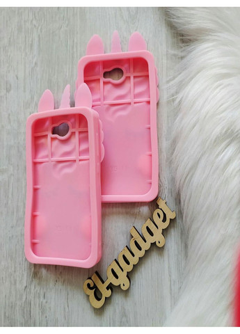 Чохол на Y5 II рожевий Єдиноріг силіконовий 3d Huawei (360896330)
