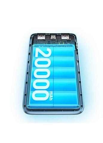 Зовнішній акумулятор Bipow Pro 20000 mAh 22.5 OE PPBD040302 білий Baseus (279554918)