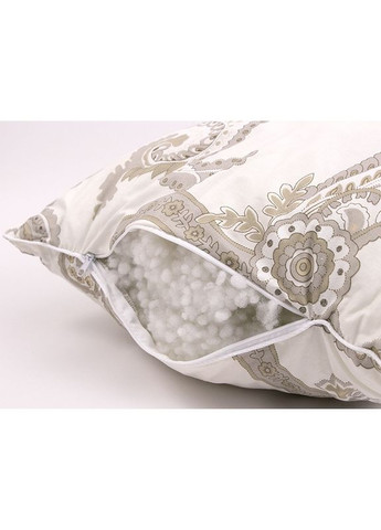 Подушка 50x70 - Luxury силіконова тик бежева (22747) Руно (307413862)