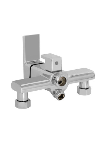 Змішувач для ванни Dozorca з поворотним виливом (з душовим гарнітуром) (k35) LDDOZ005CRM45405 Chrome LIDZ 005 (346492222)