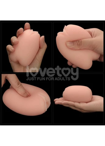 Мастурбатор для мужчин Slider Double-Ended Masturbator Ass and Vagina Flesh Lovetoy (391410478)