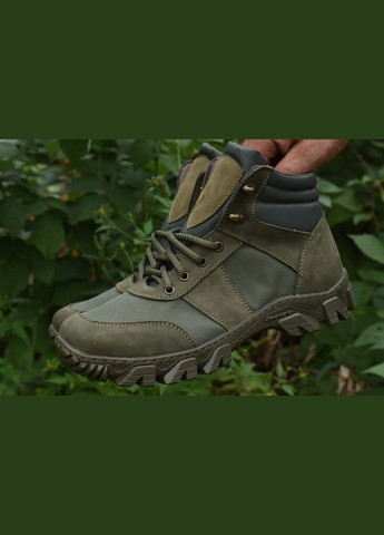 Военные Мужские Тактические Берцы Зимние. 36-48р Олива. Усиленная пятка и носок! MSZM-1022 No Brand (301137947)