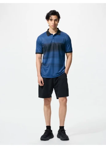 Темно-синяя поло dry-ex (475374) Uniqlo