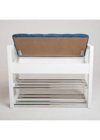 Банкетка з натурального дерева HW-30 з бильцями біла HouseWood (303734200)