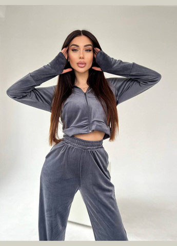 Плюшевий костюм трійка кофта, топ та штани Adelante (317470149)
