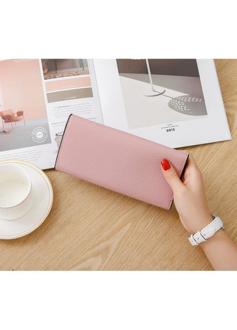 Женский кошелек клатч с подковой экокожаное портмоне для девушек без монетницы горизонтальное портмоне для денег ProDobro (370050661)