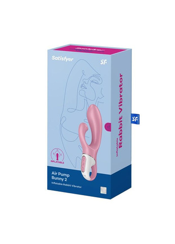 Вібратор-кролик надувний Air Pump Bunny 2 Satisfyer (360967449)