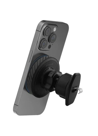 Автомобільний тримач з Бездротовим ЗП Graphite Circle Qi2 15W black Proove (396528884)