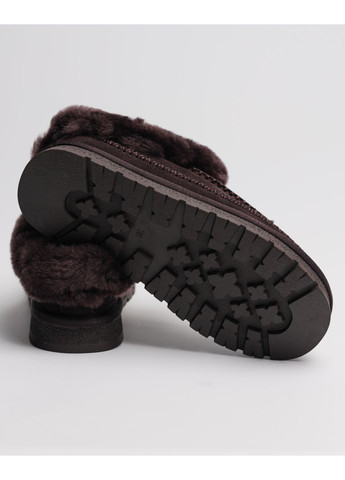 Уггі жіночі темний шоколад замша вовна ALLSY (365548932)