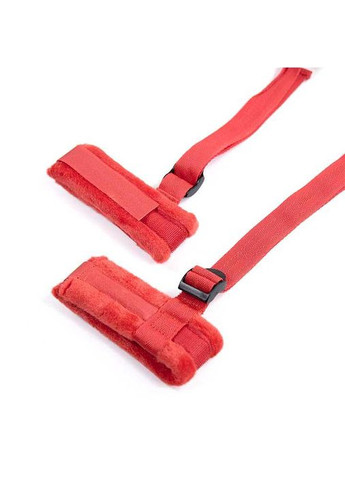 БДСМ набор для фиксации на руки, ноги и шею - Красный - Садо-мазо Drive No Brand (327875679)