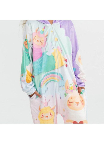 Кигуруми детское 3D Лама Пушистые объятия 4022, 1, 134 17454 134, см FlexDress (324623859)