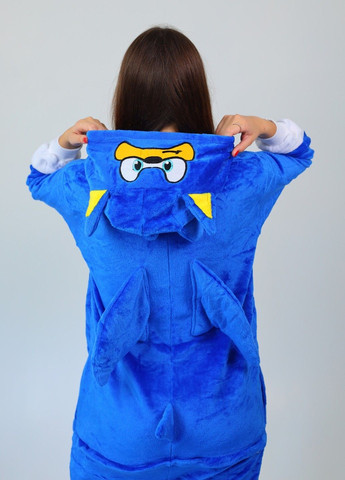 Кігурумі піжама Сонік герой їжак жіноча синій плюшеве Lalapka (363039742)