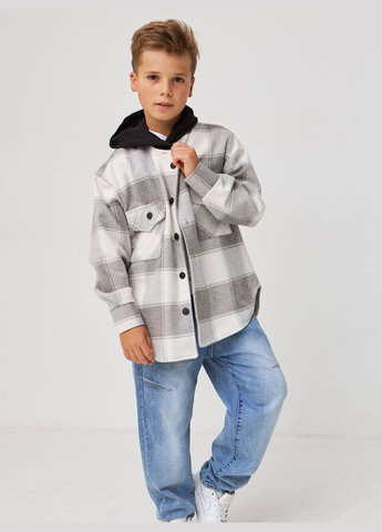 Утеплена сорочка дитяча Клітинка Tair Kids (300000341)