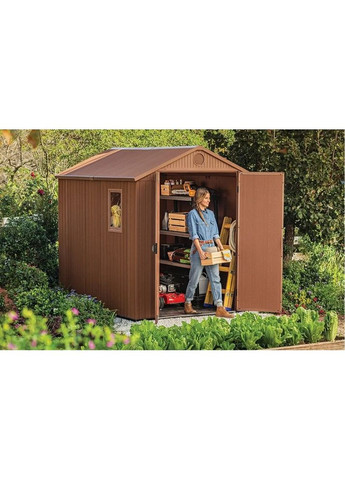Садовый домик Darwin 6x8 190х244 см коричневый 249362 Keter (318434991)