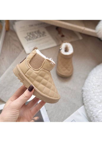 Цветные зимние ботинки детские зимние bx.duck, бежевый No Brand