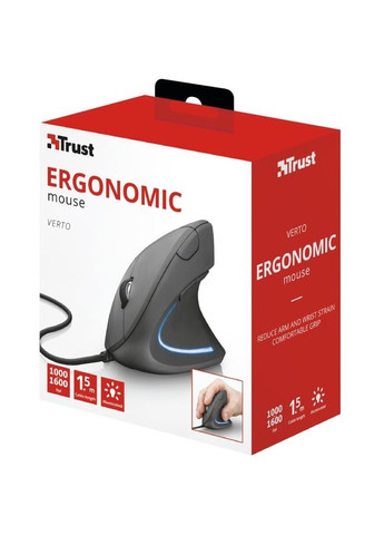 Миша 22885_TRUST Verto Ergonomic, USB-A, Trust (362712776)