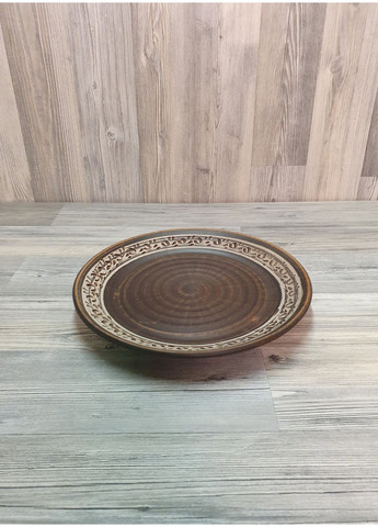 Тарілка 26 см., з червоної глини No Brand (329722695)