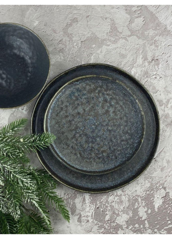 Тарілка Космос JM-1535-B 21 см сіра Olens (349221685)