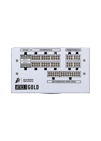 Блок живлення HA-850BA4 Білий (NGDP-GLD-850-WH-EU) 850W 1STPLAYER (396582852)