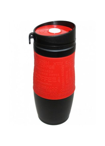 Термокружка EB-625 380 мл Термос чашка Нержавеющая сталь с силиконовым нескользящим держателем Edenberg (354823794)