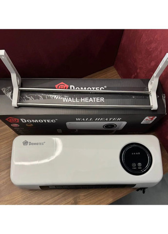 Настінний обігрівач Domotec MS-5963 White 2000Вт з пультом та сушаркою Hopestar (363833414)