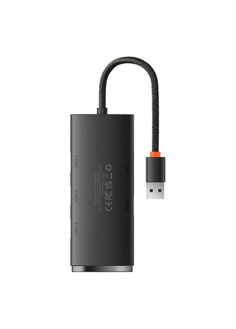 Хаб конвертер разветвитель Lite Series 4-in-1 USB-A to 4*USB 3.0 25 cm WKQX030001 Baseus (360406711)