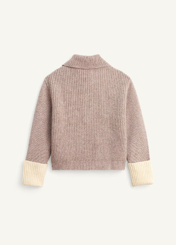 Серо-коричневый зимний свитер Zara