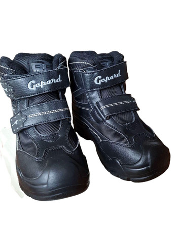 Зимові термочеревики для хлопчика 88962 чорні 31 B&G (305076247)