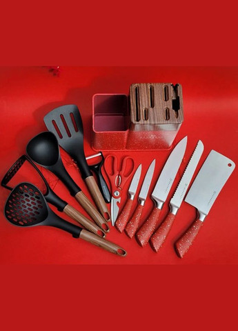 Набор кухонных ножей EB-11098 из 12 предметов на стойке Edenberg (297330989)